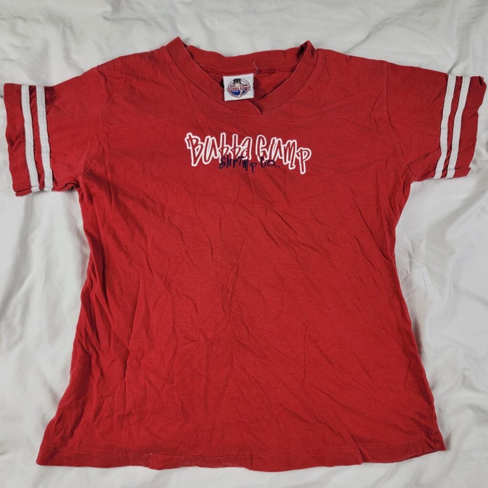 Vintage Bubba Gump Shrimp Co Adults Red T Shirt Large Work Wear Casual
